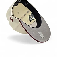 Colorado Avalanche Chrome Cardinal 2T Leon the Lab 10th Anniversary Patch Grey UV New Era 59FIFTY Fitted Hat