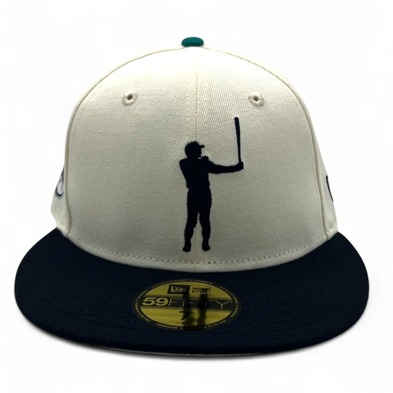 Seattle Mariners Chrome and Navy Ichiro HOF Inductee Patch New Era 59FIFTY Fitted Hat