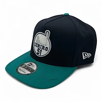 Seattle Mariners Navy and Teal Ichiro 51 New Era 9FIFTY A-Frame Snapback Hat