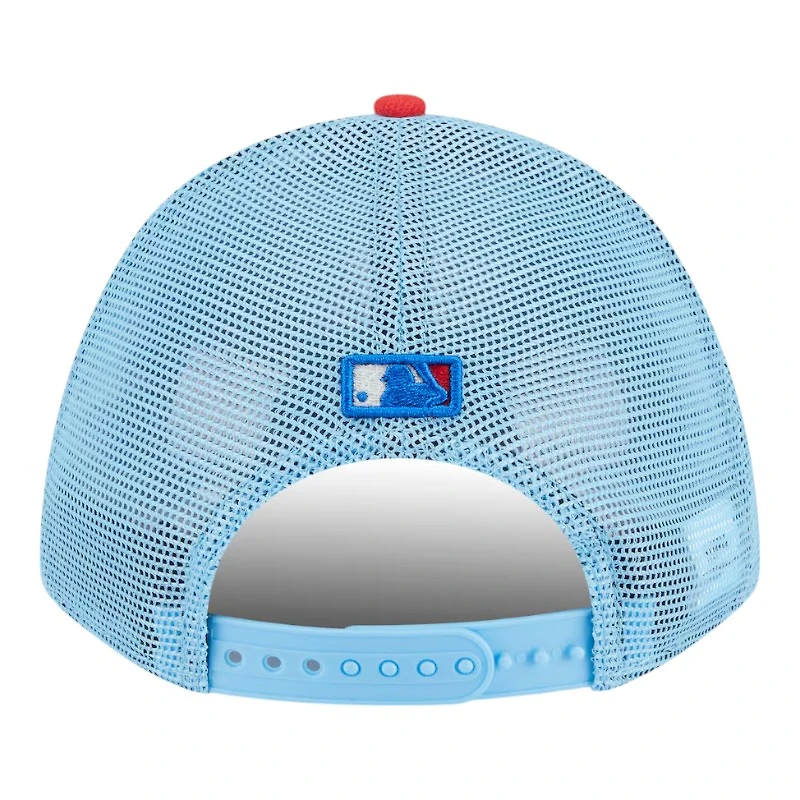 San Francisco Giants Light Blue and Red 2025 Fourth of July USA New Era 9FORTY M-Crown A-Frame Adjustable Hat