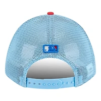 San Francisco Giants Light Blue and Red 2025 Fourth of July USA New Era 9FORTY M-Crown A-Frame Adjustable Hat