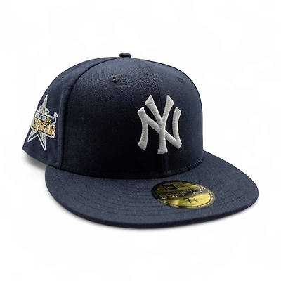 New York Yankees Navy Leon the Lab Derek Jeter Patch Grey UV Era 59FIFTY Fitted Hat