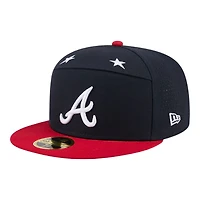 Atlanta Braves Navy and Red 2025 MLB All-Star Game New Era 59FIFTY Fitted Hat