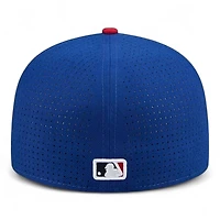 Atlanta Braves Royal Blue and Red 2025 MLB All-Star Game Workout Split Panel New Era 59FIFTY Fitted Hat
