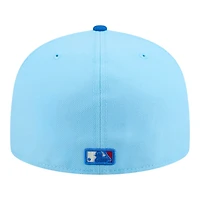 New York Yankees Light Blue 2025 Fourth of July USA Era 59FIFTY Fitted Hat