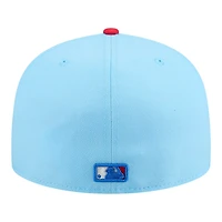 Boston Red Sox Light Blue and 2025 Fourth of July USA New Era 59FIFTY Fitted Hat