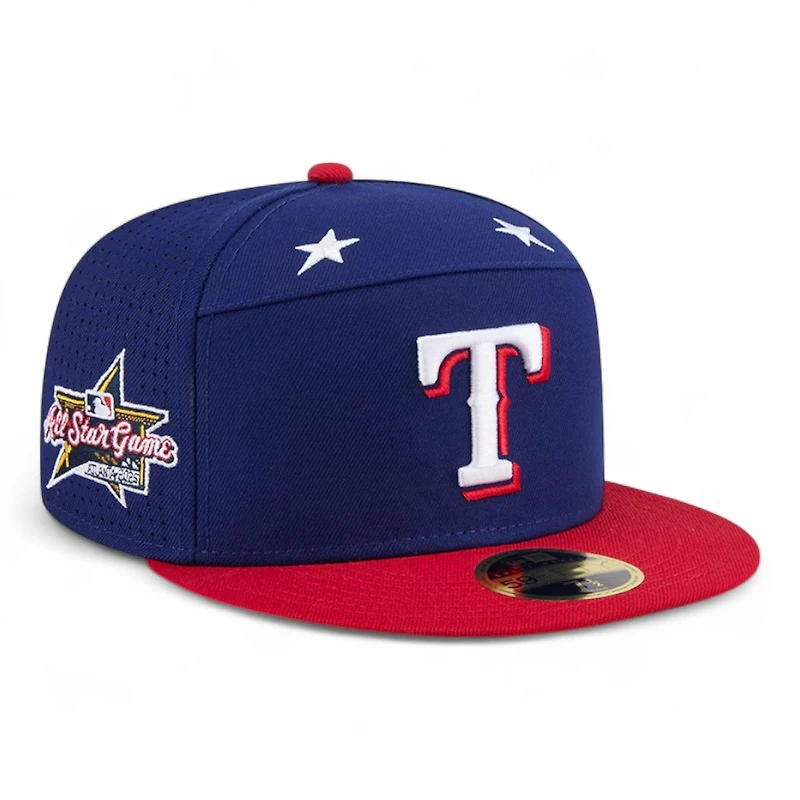 Texas Rangers Royal Blue and Red 2025 MLB All-Star Game New Era 59FIFTY Fitted Hat