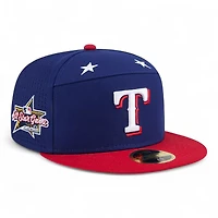 Texas Rangers Royal Blue and Red 2025 MLB All-Star Game New Era 59FIFTY Fitted Hat