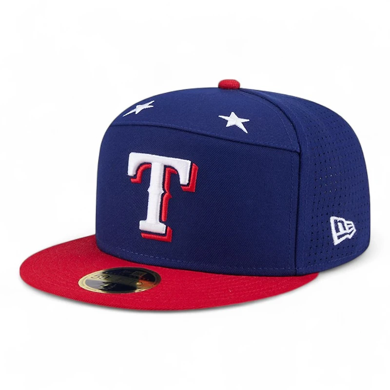 Texas Rangers Royal Blue and Red 2025 MLB All-Star Game New Era 59FIFTY Fitted Hat