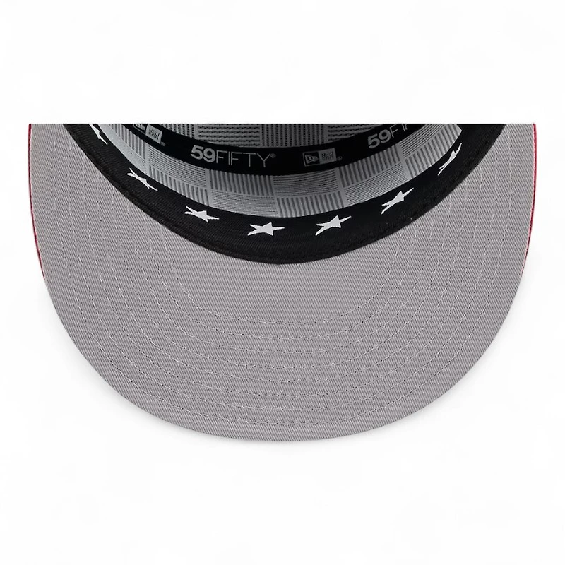 Texas Rangers Royal Blue and Red 2025 MLB All-Star Game New Era 59FIFTY Fitted Hat