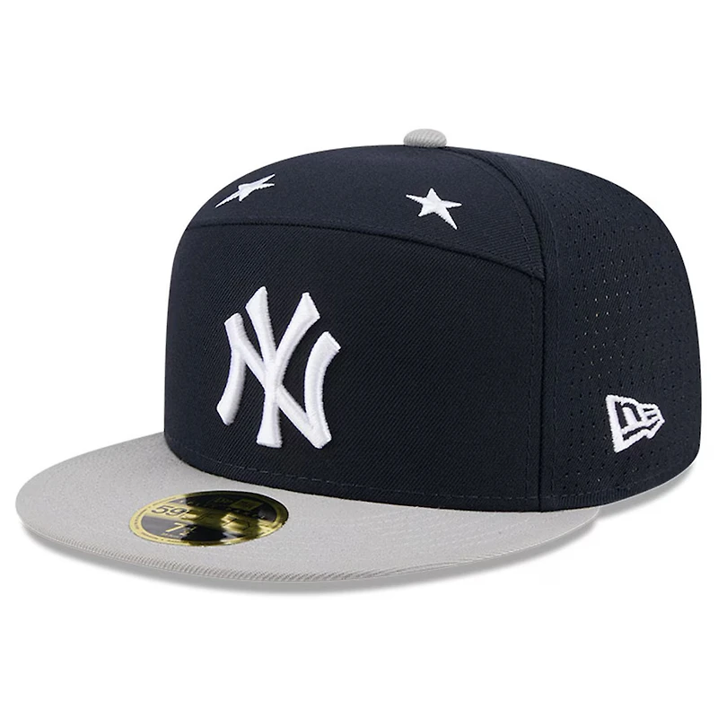 New York Yankees Navy and Gray 2025 MLB All-Star Game Era 59FIFTY Fitted Hat