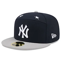New York Yankees Navy and Gray 2025 MLB All-Star Game Era 59FIFTY Fitted Hat