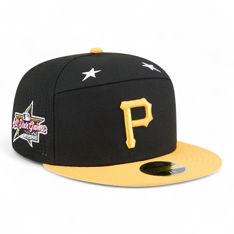 Pittsburgh Pirates Black and Yellow 2025 MLB All-Star Game New Era 59FIFTY Fitted Hat