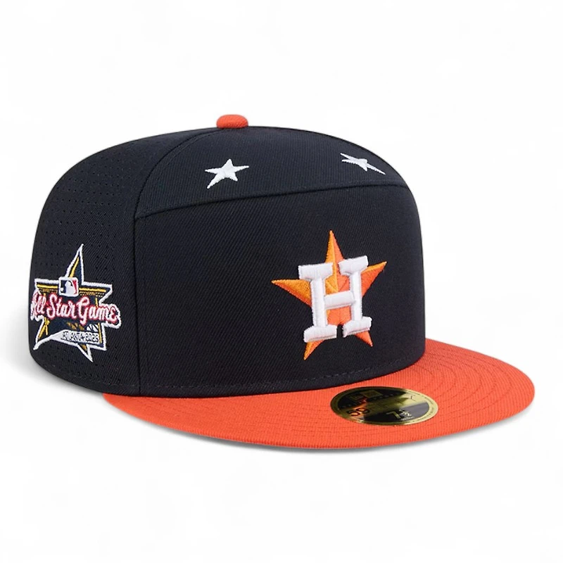 Houston Astros Navy and Orange 2025 MLB All-Star Game New Era 59FIFTY Fitted Hat