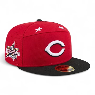 Cincinnati Reds Red and Black 2025 MLB All-Star Game New Era 59FIFTY Fitted Hat