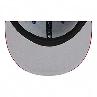 Kansas Jayhawks Royal Blue and Red New Era 9FIFTY Snapback