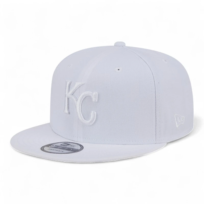 Kansas City Royals White on White New Era 9FIFTY Snapback
