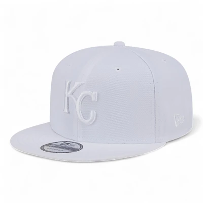 Kansas City Royals White on White New Era 9FIFTY Snapback