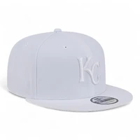 Kansas City Royals White on White New Era 9FIFTY Snapback