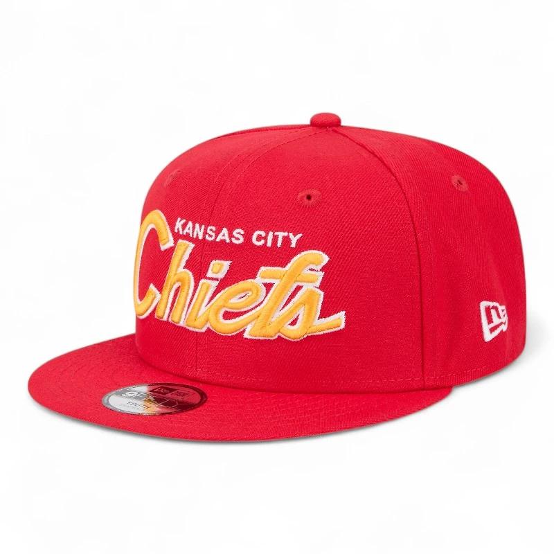 Kansas City Chiefs Red Script New Era 9FIFTY Snapback