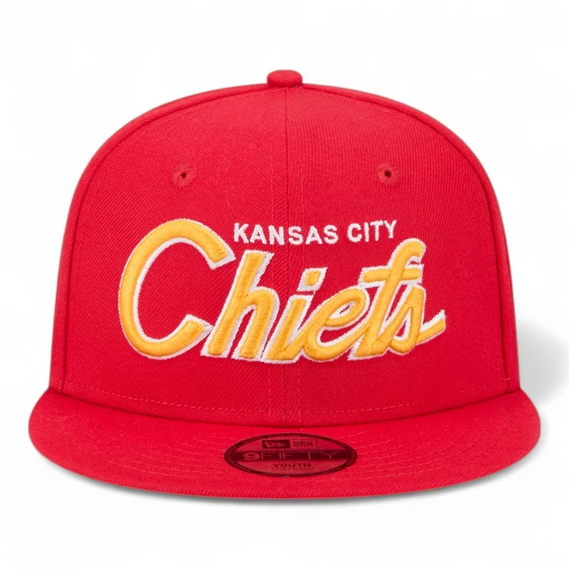Kansas City Chiefs Red Script New Era 9FIFTY Snapback