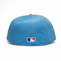 Texas Rangers Sky Blue Dark Royal Leon the Lab 2024 All Star Game Patch Grey UV New Era 59FIFTY Fitted Hat