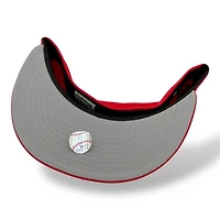 Cleveland Indians Red Murder of Crows Jacobs Field Patch Gray UV New Era 59FIFTY Fitted Hat