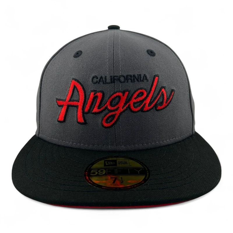 California Angels "Shimmer and Shine Collection" Red UV New Era 59FIFTY Fitted Hat