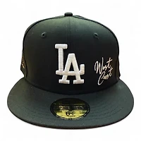 Los Angeles Dodgers Black West Coast Palm Trees Patch Gray UV New Era 59FIFTY Fitted Hat