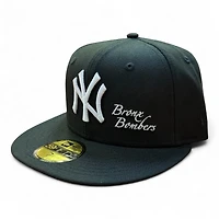 New York Yankees Black Bronx Bombers Liberty Statue Patch Gray UV Era 59FIFTY Fitted Hat