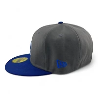 Los Angeles Dodgers Graphite and Royal Blue "WS24 Collection" Gray UV New Era 59FIFTY Fitted Hat