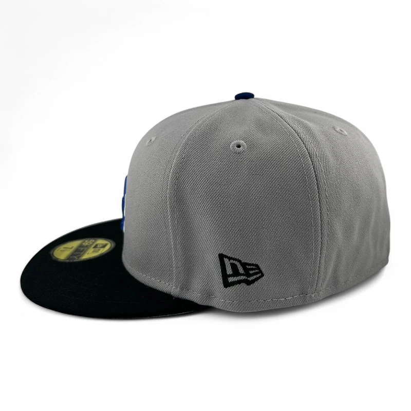 Los Angeles Dodgers Gray and Black "WS24 Collection" UV New Era 59FIFTY Fitted Hat