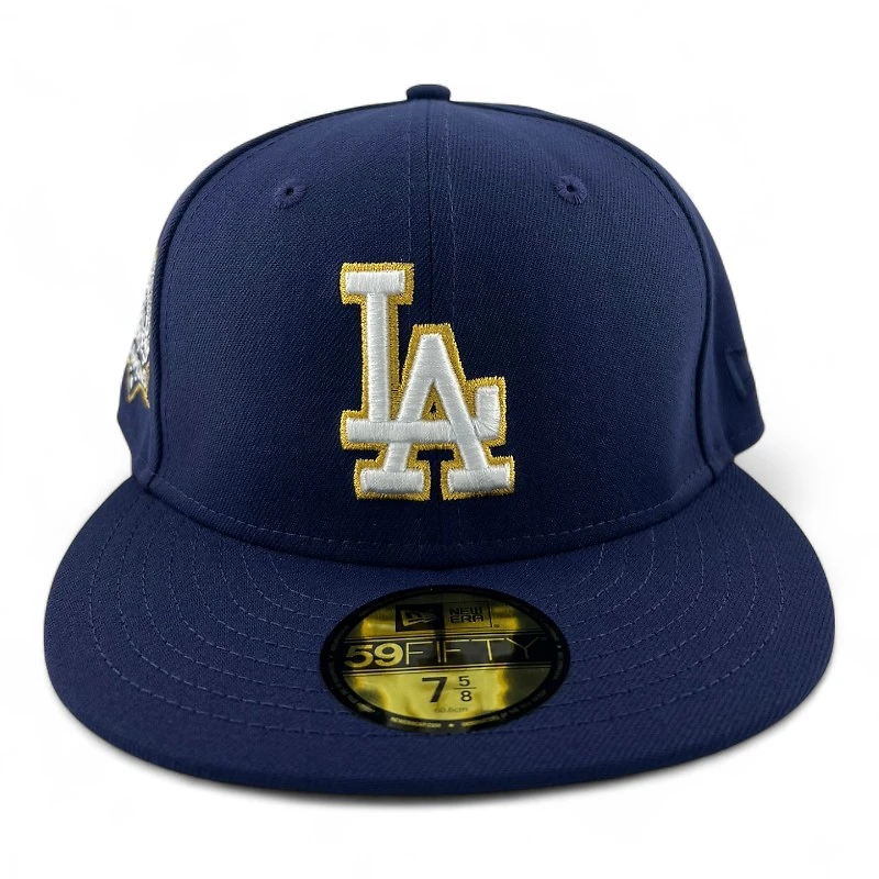 Los Angeles Dodgers Light Navy and Gold "WS24 Collection" Gray UV New Era 59FIFTY Fitted Hat