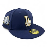 Los Angeles Dodgers Light Navy and Gold "WS24 Collection" Gray UV New Era 59FIFTY Fitted Hat