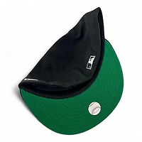 St. Louis Cardinals Black and White "TV Collection" Kelly Green UV New Era 59FIFTY Fitted Hat
