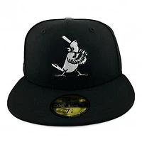 St. Louis Cardinals Black and White "TV Collection" Kelly Green UV New Era 59FIFTY Fitted Hat
