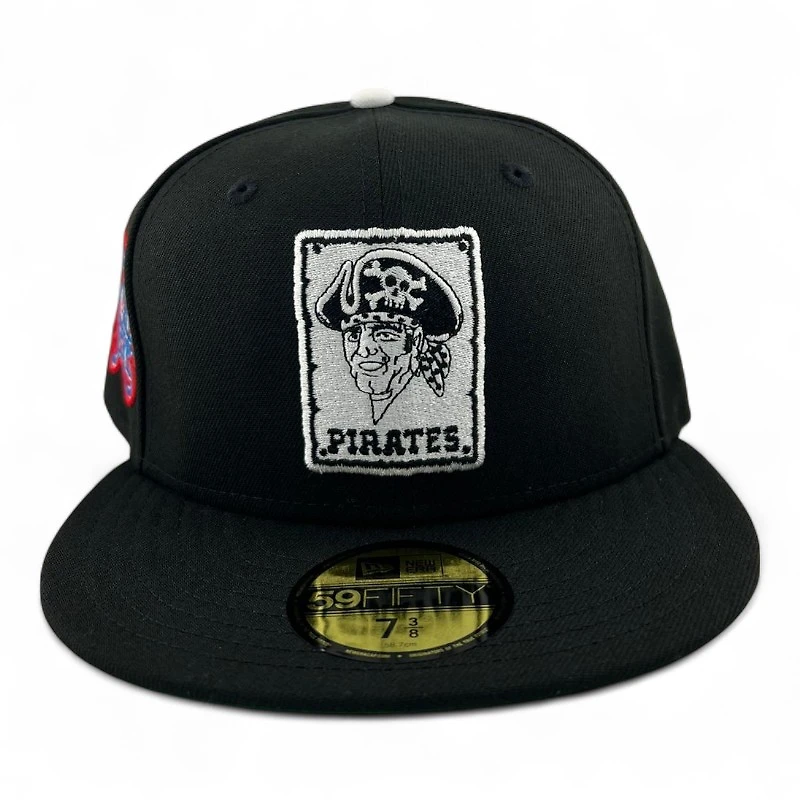 Pittsburgh Pirates Black and White "TV Collection" Kelly Green UV New Era 59FIFTY Fitted Hat