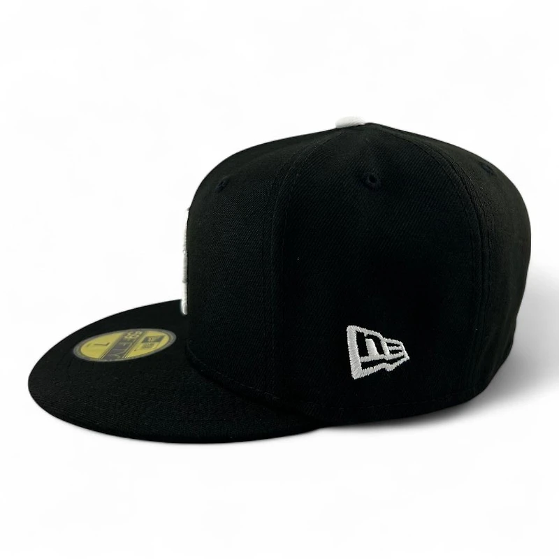 Los Angeles Dodgers Black and White "TV Collection" Kelly Green UV New Era 59FIFTY Fitted Hat