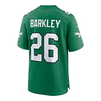 Philadelphia Eagles Saquon Barkley Kelly Green Alternate Nike Game Jersey