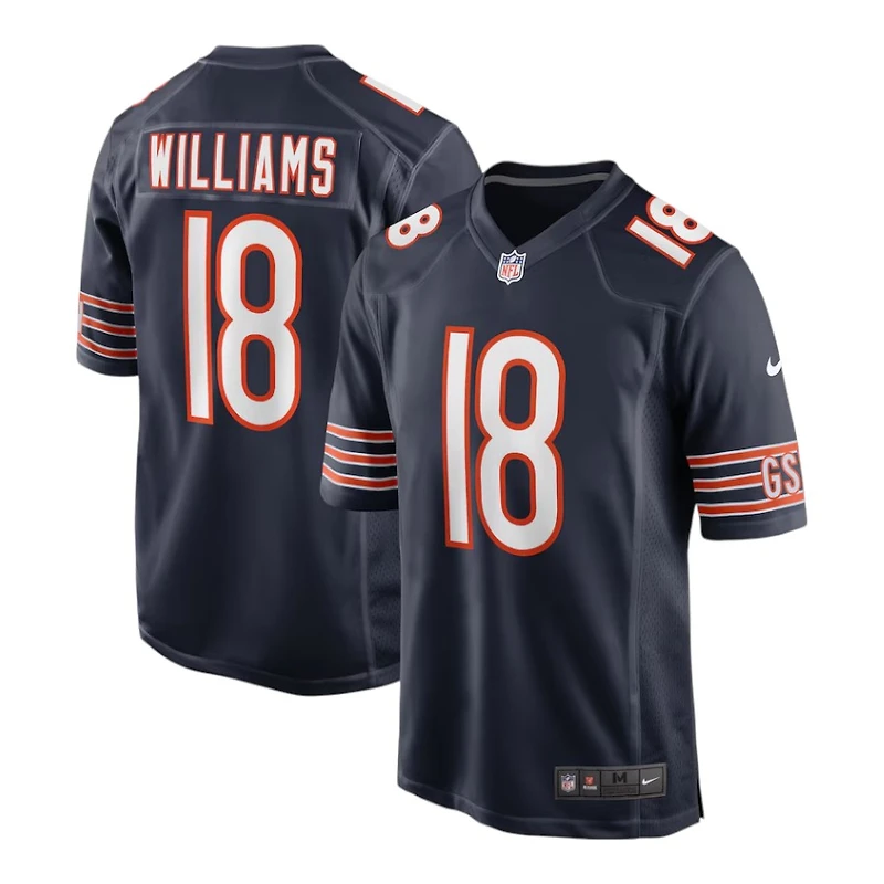 Chicago Bears Caleb Williams Navy Nike Game Jersey