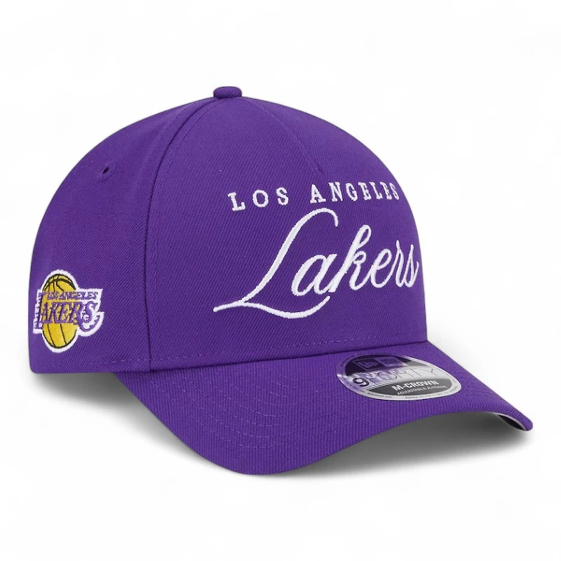 Los Angeles Lakers Purple 2025 NBA Draft New Era 9FORTY M-Crown Adjustable Hat