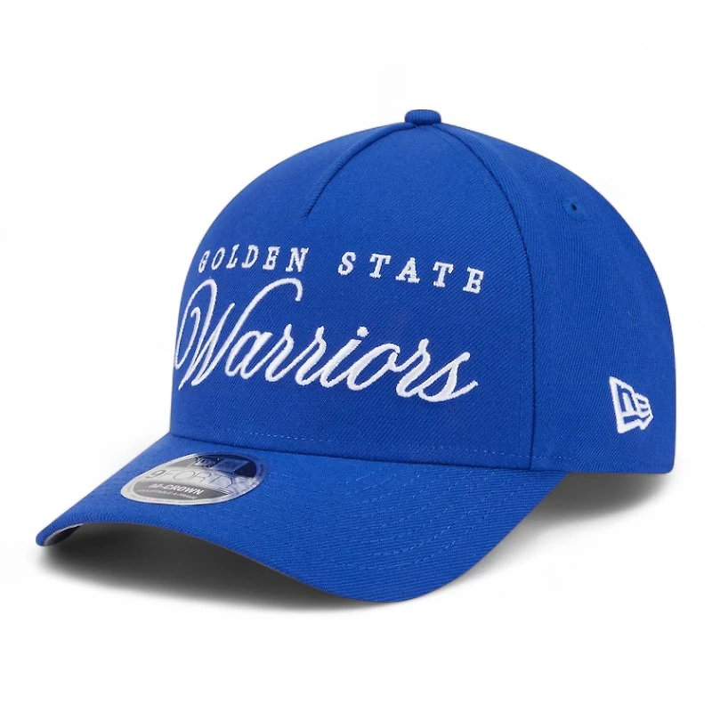 Golden State Warriors Royal Blue 2025 NBA Draft New Era 9FORTY M-Crown Adjustable Hat