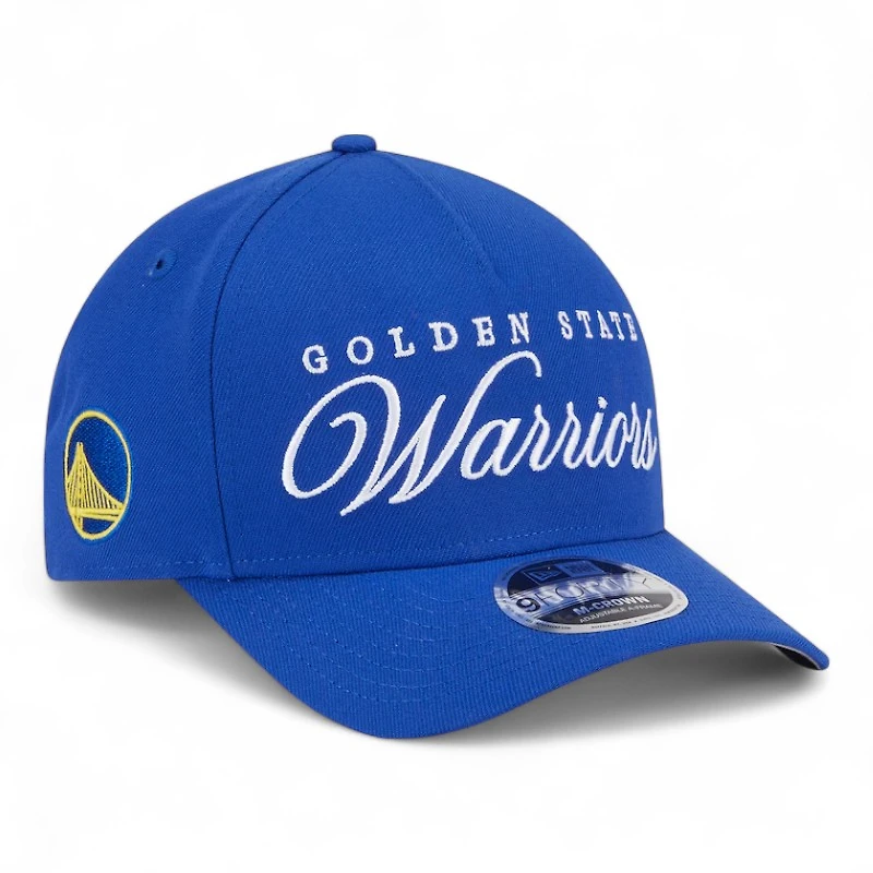 Golden State Warriors Royal Blue 2025 NBA Draft New Era 9FORTY M-Crown Adjustable Hat