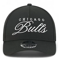 Chicago Bulls Black 2025 NBA Draft New Era 9FORTY M-Crown Adjustable Hat