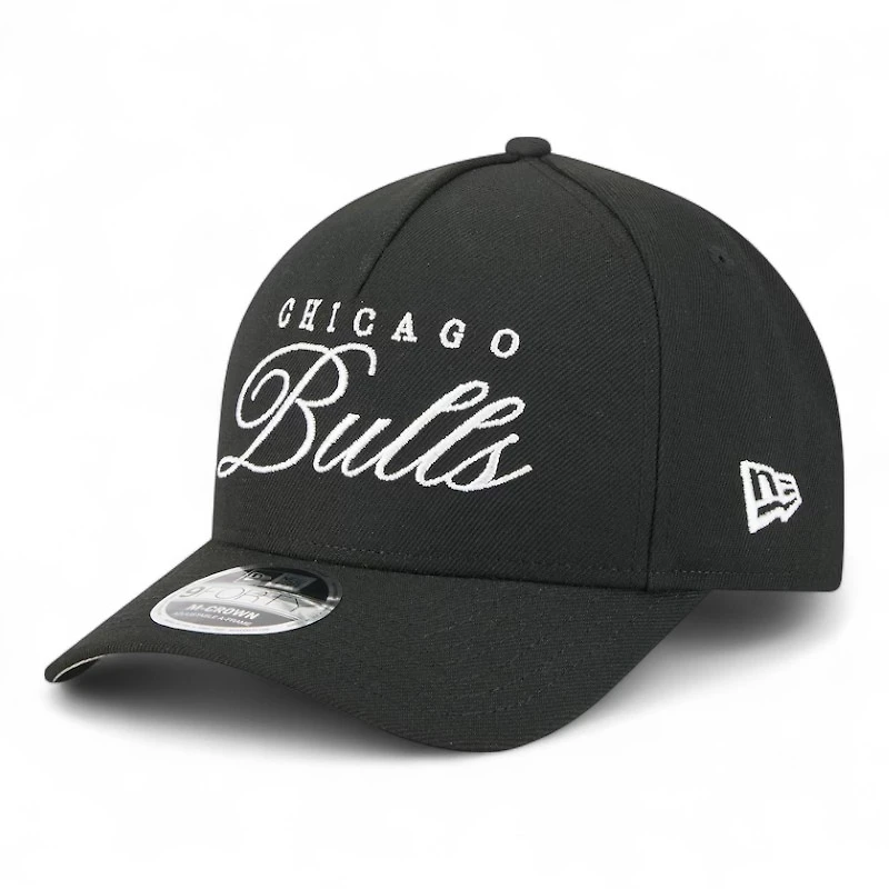 Chicago Bulls Black 2025 NBA Draft New Era 9FORTY M-Crown Adjustable Hat