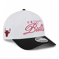 Chicago Bulls Chrome and Black 2025 NBA Draft New Era 9FORTY M-Crown Adjustable Hat