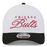 Chicago Bulls Chrome and Black 2025 NBA Draft New Era 9FORTY M-Crown Adjustable Hat