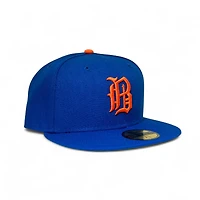 Birmingham Barons Majestic Blue Leon the Lab Green UV New Era 59FIFTY Fitted Hat