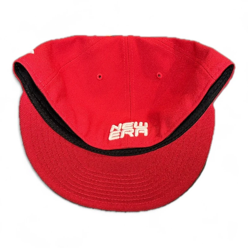 Puerto Rico Scarlet Flag Patch Red UV New Era 59FIFTY Fitted Hat