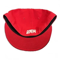 Puerto Rico Scarlet Flag Patch Red UV New Era 59FIFTY Fitted Hat